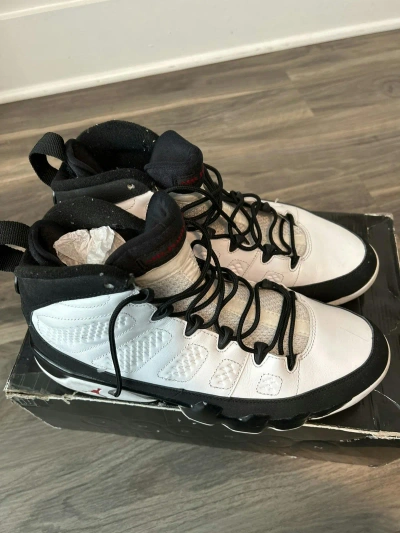 Pre-owned Jordan Nike Air Jordan 9 Shoes In White