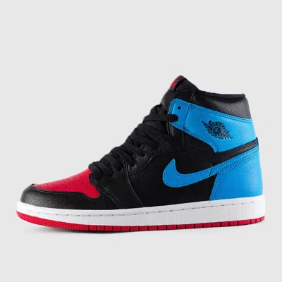 Pre-owned Jordan Nike Air  Retro 1 High Og Unc To Chicago Blue Red Cd0461-046 Womens W