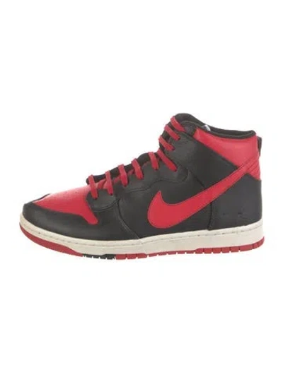 Pre-owned Jordan Nike Dunk Cmft Bred Sneakers In Black