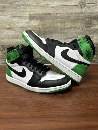 Pre-owned Jordan Nike Jordan 1 High Lucky Green Size 11 Shoes