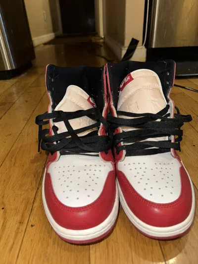 Pre-owned Jordan Nike Jordan 1 Lost And Found Shoes In Red