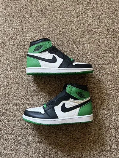Pre-owned Jordan Nike Jordan 1 Lucky Green Shoes