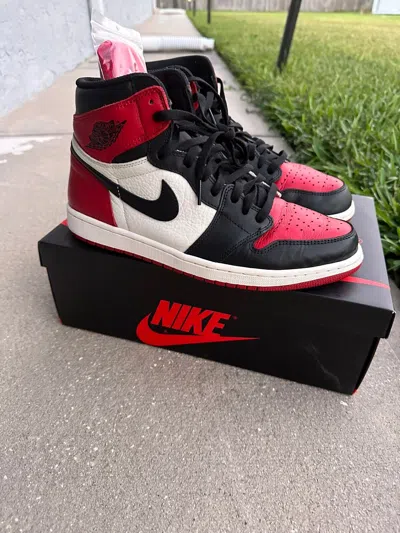 Pre-owned Jordan Nike Jordan 1 Og Bred Toe Shoes In Red