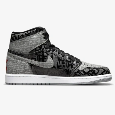 Pre-owned Jordan Nike  1 Retro High Og Rebellionaire Shoes (555088-036) Expeditedship In Black