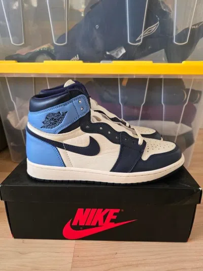 Pre-owned Jordan Nike Jordan 1 Shoes In White