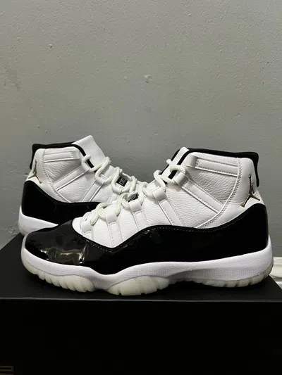 Pre-owned Jordan Nike Jordan 11 Retro Dmp Gratitude Shoes In White