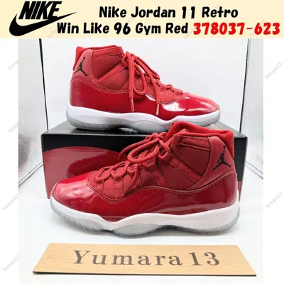 Pre-owned Jordan Nike  11 Retro Win Like 96 Gym Red 378037-623 Size Us 4-14 Brand