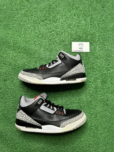 Pre-owned Jordan Nike Jordan 3 Black Cement Shoes