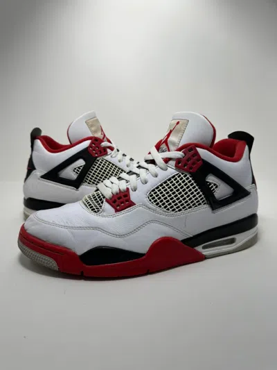 Pre-owned Jordan Nike Jordan 4 Retro Og Fire Red (2020) - Size 11 Shoes