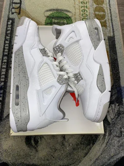 Pre-owned Jordan Nike Jordan 4 Retro White Oreo Shoes