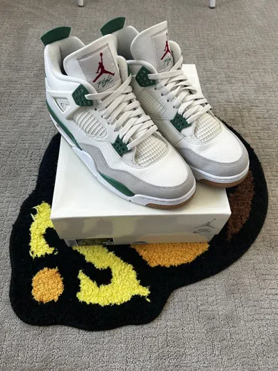Pre-owned Jordan Nike Jordan 4 Sb Pine Green Shoes