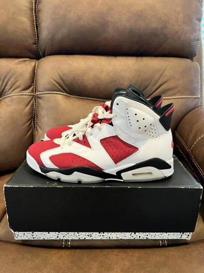 Pre-owned Jordan Nike Jordan 6 Retro Carmine (2021) Shoes In Red