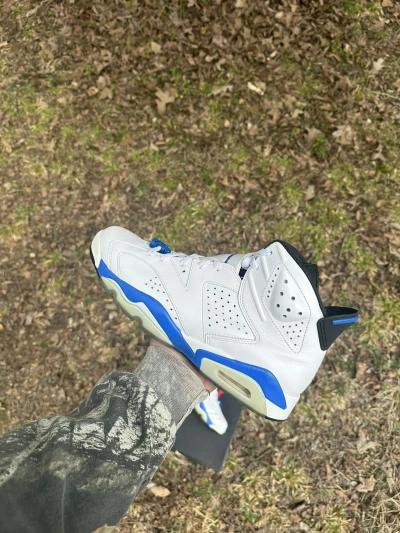 Pre-owned Jordan Nike Jordan 6 Shoes In Blue