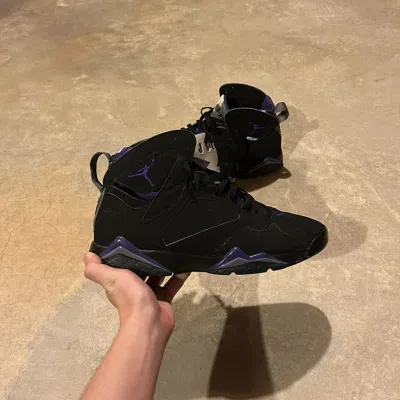 Pre-owned Jordan Nike Jordan 7 Retro Ray Allen Bucks Pe 2019 Us 11.5 Shoes In Black