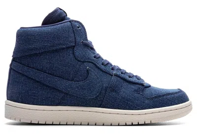 Pre-owned Jordan Nike  Air Ship Pe Sp Denim (women's) Sneakers In Mystic Navy Blue/bold Berry/sail