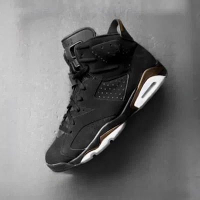 Pre-owned Jordan Nike Jordan Brand Retro 6 [le] “dmp” Shoes In Black Gold