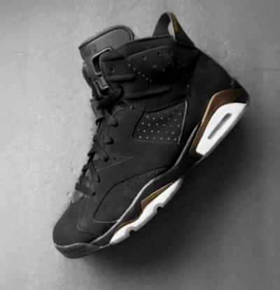 Pre-owned Jordan Nike Jordan Brand Retro 6 [le] “dmp” Shoes In Black/mtlc/gld
