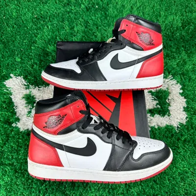 Pre-owned Jordan Nike Jordan Retro 1 High Og Black Toe Shoes