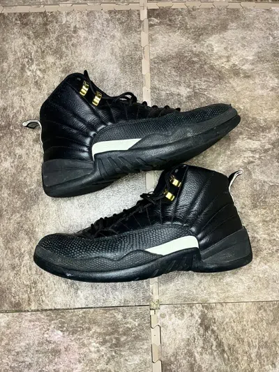 Pre-owned Jordan Nike Jordan Retro 12 “the Master” Size 10.5 Shoes In Black
