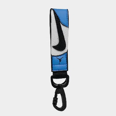 Pre-owned Jordan Nike Jordan Trophy Key Holder In Black White Blue
