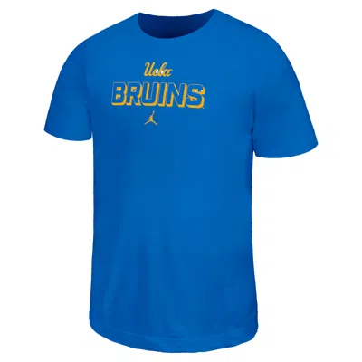 Jordan Nike Legend Big Kids' Short-sleeve T-shirt In Blue