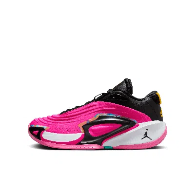 Jordan Nike Luka 3 Big Kids' Basketball Shoes In Pink/gold/black