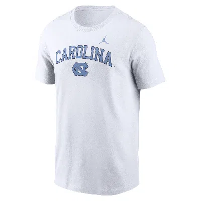 Jordan Nike Men's College T-shirt North Carolina Tar Heels Blitz In White