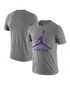 Jordan Nike Men's Gray Sacramento Kings Essential Jumpman T-shirt In Gray