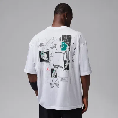 Jordan Nike Men's Tatum Sport Dri-fit Basketball T-shirt In White