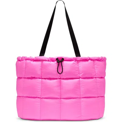 Jordan Nike Quilted Tote In Pink