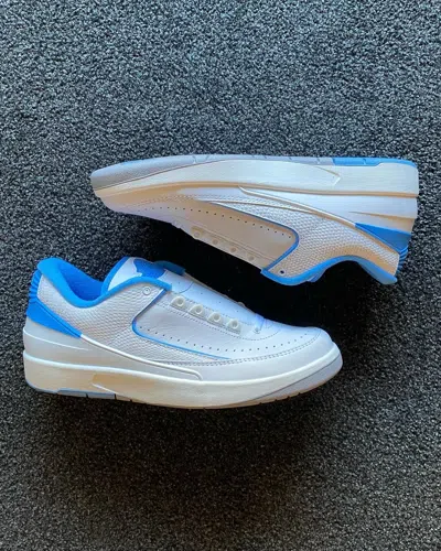 Pre-owned Jordan Nike Us10 ‘university Blue' Air Jordan 2 Retro Low Shoes