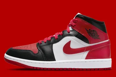 Pre-owned Jordan Nike Wmns Air  1 Alternate Bred Toe Red Black Bq6472-079 Us W8 - 12 Women