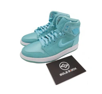 Pre-owned Jordan Nike Wmns Air  1 Retro High Season Of Her: Aqua Ao1847-440 In White