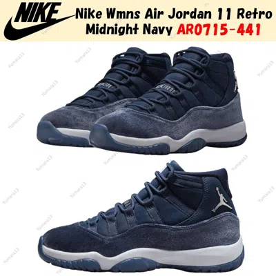 Pre-owned Jordan Nike Wmns Air  11 Retro Midnight Navy Ar0715-441 Us 5-15 Brand In Blue