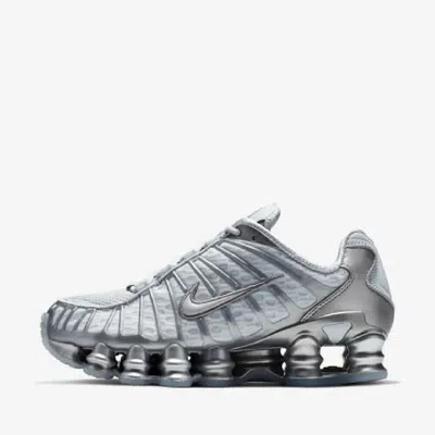 Pre-owned Jordan Nike Women's Shox Tl Shoes - Metallic Silver (ar3566-003)