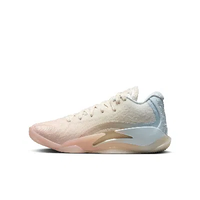 Jordan Nike Zion 3 "rising" Big Kids' Basketball Shoes In Pink