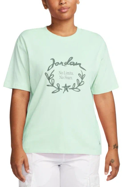 Jordan No Limits Graphic T-shirt In Barely Green/ Jade Smoke