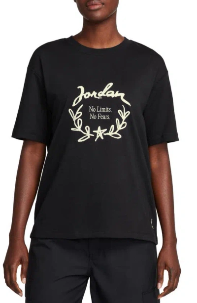 Jordan No Limits Graphic T-shirt In Black/ Sail