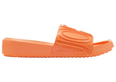 Pre-owned Jordan Nola Slide (women's) Sneakers In Bright Citrus