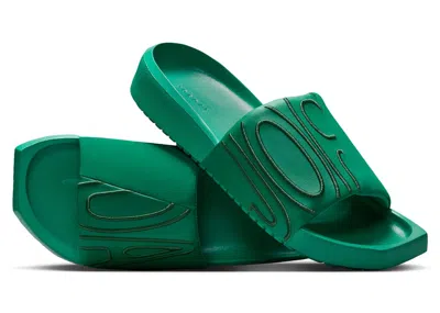 Pre-owned Jordan Nola Slide (women's) Sneakers In Malachite/fir
