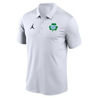 Jordan North Carolina 2026 Aer Lingus College Football Classic Nike Men's Dri-fit College Polo In White