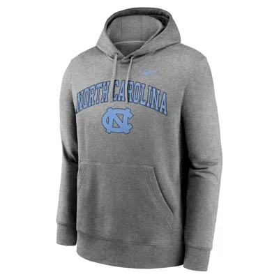Jordan North Carolina Arch Nike Men's College Pullover Hoodie In Gray