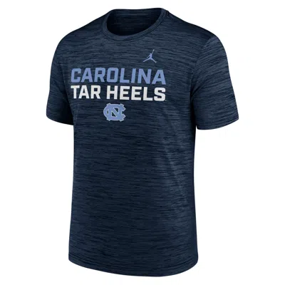 Jordan North Carolina Campus Center Stack Velocity Nike Men's Dri-fit College T-shirt In Blue