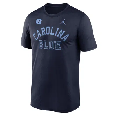 Jordan North Carolina Primetime Arch Mantra Legend Nike Men's Dri-fit College T-shirt In Blue