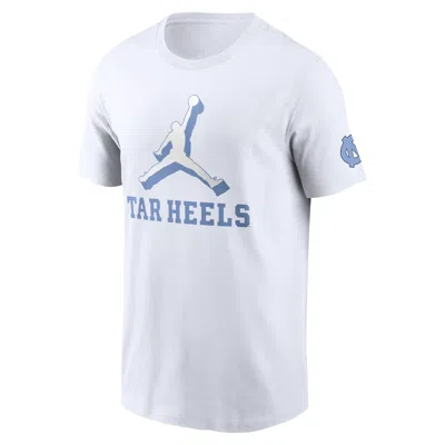 Jordan North Carolina Primetime Campus 2-hit Swoosh Nike Men's College T-shirt In White