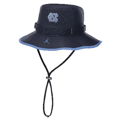 Jordan North Carolina Tar Heels On-field Apex Boonie Nike Unisex Dri-fit College Bucket Hat In Blue