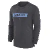 Jordan Men's North Carolina Tar Heels Sideline Player  Dri-fit College T-shirt In Grey
