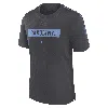 Jordan Men's North Carolina Tar Heels Sideline Player  Dri-fit College T-shirt In Grey