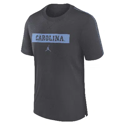 Jordan Men's North Carolina Tar Heels Sideline Player  Dri-fit College T-shirt In Grey