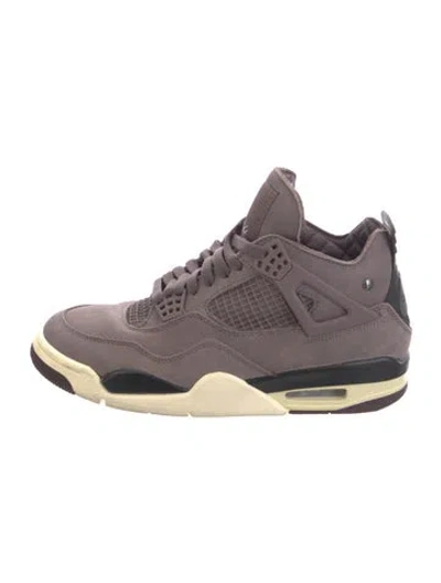Pre-owned Jordan Nubuck Athletic Sneakers In Brown